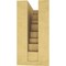 Ekena Millwork 3"W x 6"D x 6"H Classic Landon Rough Cedar Woodgrain TimberThane Corbel, Primed Tan CORUR03X06X06LANRCPR - alternate 4